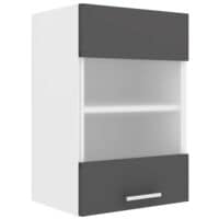 VCM Armoire suspendue « Esilo » 1 porte en verre