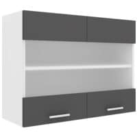 VCM Armoire suspendue « Esilo » 2 portes en verre