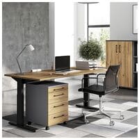 Germania-Werke Lot de meubles  Profiline II  3 pices, bureau avec caisson  roulettes et armoire