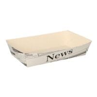 Papstar Paquet de 50 barquettes  frites extra-larges