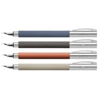 Faber-Castell Ambition OpArt - F stylo-plume plume en acier inoxydable