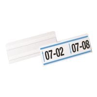 Durable Paquet de 10 pchettes d'identification  HARD COVER  autocollantes 1/2 A5 horizontal