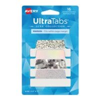 16x Avery Zweckform marque-page repositionnable UltraTabs - holo 63,5 x 25,4 mm, plastique