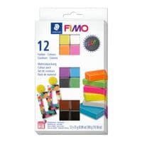 FIMO Paquet de 12 ptes  modeler Fimo  Effect Neon Colours 8013 C 