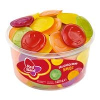 Red Band Paquet de 100 bonbons glifis aux fruits  Smile  1200 g