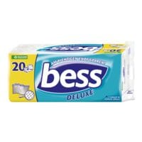 Bess papier toilette Deluxe 4 paisseurs, blanc - 20 rouleaux (1 paquet de 20 rouleaux)