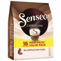 DOUWE EGBERTS Paquet de 16 dosettes de café « Cappuccino » pour Senseo