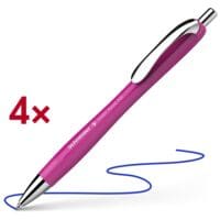 Schneider 3+1 pack avantage stylos  bille  Slider Rave XB  rose vif power