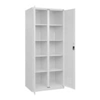 CP Casier  linge Classic Plus portes se fermant l'une vers l'autre corps blanc, 2x5, acier, au sol, serrure  cylindre, 80 x 185 cm