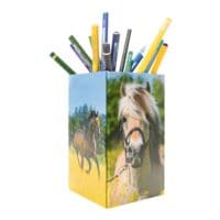 Herma Pot  crayons avec motif  Prairie de chevaux 