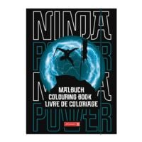 Brunnen Cahier de coloriage  Ninja Power  18 x 25 cm