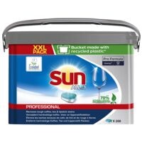 Sun Lot de 200 tablettes lave-vaisselle  Pro Formula All-in-1 Professional 
