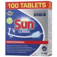 Sun Lot de 100 tablettes lave-vaisselle  Pro Formula Classic Professional 