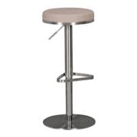 Wohnling Tabouret de bar r�glable en hauteur avec pied circulaire