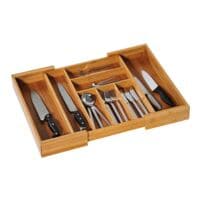 KESPER Range-couverts variable en bambou 35 - 58 cm marron