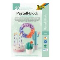 folia Bloc de papier couleur et de carton photo  PASTELL  A4 (20 feuilles)