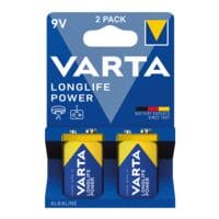 Varta Paquet de 2 piles  LONGLIFE Power  E-Block / 6LP3146
