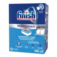 finish Paquet de 140 tablettes pour lave-vaisselle  Calgonit Professional Powerball 