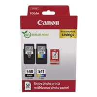 Canon Lot de cartouches d'encre  PG-540 + CL-451  avec papier photo 10 x 15 cm Value Pack,