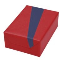 JUNG Papier cadeau  UNI  rouge / bleu 50 cm x 20 m