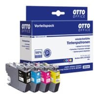 OTTO Office Lot de cartouches d'encre remplace Brother  LC421XL VAL 