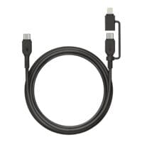 GP Batteries Cble adaptateur 2-en-1 USB-C vers Lightning/USB-C
