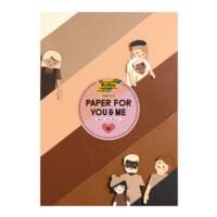folia Papier cartonn couleur  Shades of us Paper for You & Me  A4 20 feuilles 130 g/m + 300 g/m