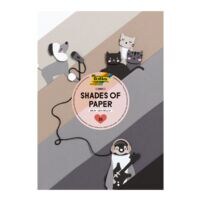 folia Papier cartonn couleur  Shades of Paper Grey  A4 20 feuilles 130 g/m + 300 g/m