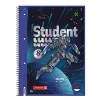 cahier  spirale Brunnen Premium Student Robot Heroes A4 lign, 80 feuille(s)