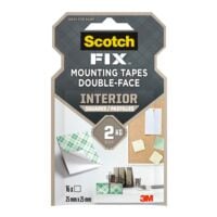 Scotch Pastilles de montage intrieur  FIX  25 x 25 mm - 16 pices