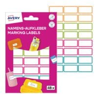 Avery Zweckform Paquet de 48 autocollants nominatifs 32 x 15 mm