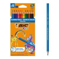 BIC Crayons de couleur  Kids - ECOlutions Evolution  12 pices