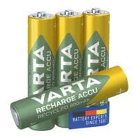 Varta 4 piles rechargeables  recycles  AAA / Micro 800 mAh