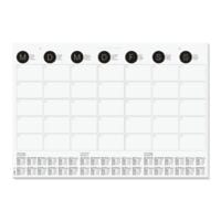 SIGEL Sous-main en papier « Monthly Planner » 12 feuilles avec calendrier pour 2026 / 27 / 28 SIGEL Sous-main en papier « Monthly Planner » 12 feuilles avec calendrier pour 2026 / 27 / 28