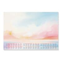 SIGEL Sous-main en papier « Magic Sunset » 30 feuilles avec calendrier pour 2026 / 27 / 28 SIGEL Sous-main en papier « Magic Sunset » 30 feuilles avec calendrier pour 2026 / 27 / 28