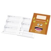 Aurora Lot de 15 cahiers de classe A5 non dats franais