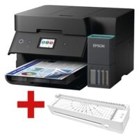 Epson EcoTank ET-4950 A4 imprimante jet d’encre couleur avec WLAN et LAN avec Plastifieuse « OL 220-C » A4 Epson EcoTank ET-4950 A4 imprimante jet d’encre couleur avec WLAN et LAN avec Plastifieuse « OL 220-C » A4