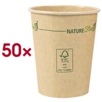 HYGO STAR Tasses  caf bio Mocca 200 ml, 50 pices