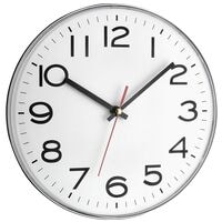 TFA Horloge murale 60.3017 argente 280 mm