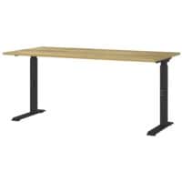 Germania bureau r�glable en hauteur (manuellement) �Office Serie� 160 cm, pi�tement en L