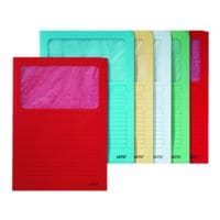 LEITZ Paquet de 100 chemises transparentes  3950  colores (5 couleurs)