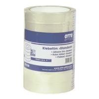 OTTO Office ruban adhsif Standard, transparent, 8 pice(s), 19 mm / 66 m