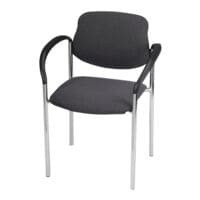 Nowy Styl Lot de 2 chaises empilables  Styl  - polyacrylique - couleurs chrome