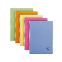 Clairefontaine cahier  spirale Linicolor A4  carreaux, 100 feuille(s)