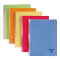 Clairefontaine cahier  spirale Linicolor A4  carreaux, 180 feuille(s)