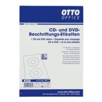 OTTO Office Paquet de 200 tiquettes CD/DVD
