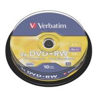 Verbatim DVD vierges  DVD+RW  spindel de 10