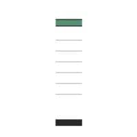 OTTO Office tiquettes classeurs autocollantes Fresh Colour  62x285 mm 