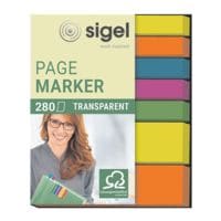 SIGEL marque-page repositionnables 50 x 6 mm, plastique