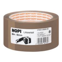 ruban adhsif d'emballage Nopi universel, 50 mm de large, 66 m de longueur
